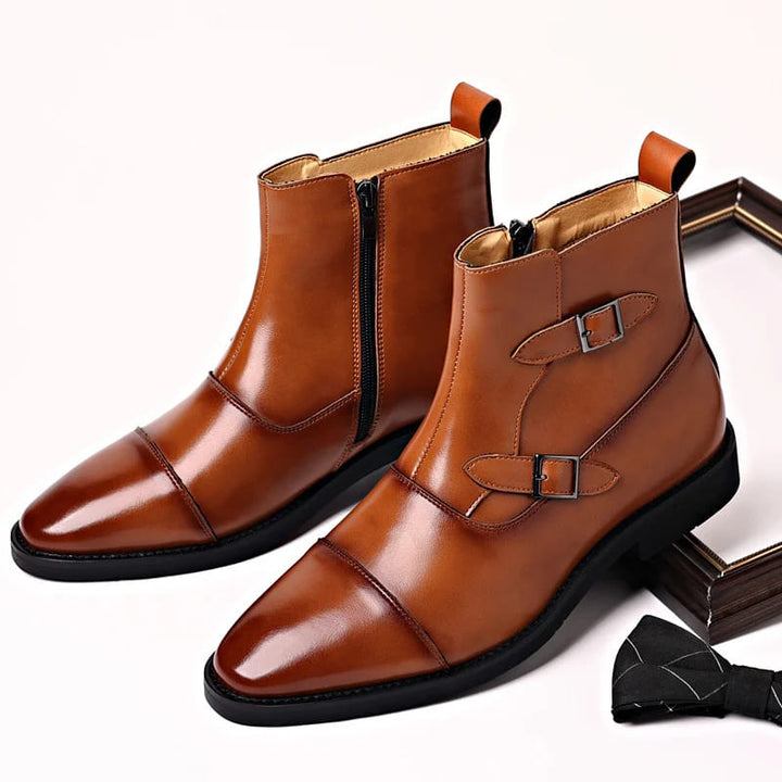 Ethan | Pointed-Toe Chelsea Boots