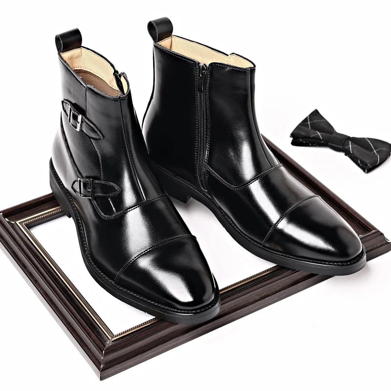 Ethan | Pointed-Toe Chelsea Boots