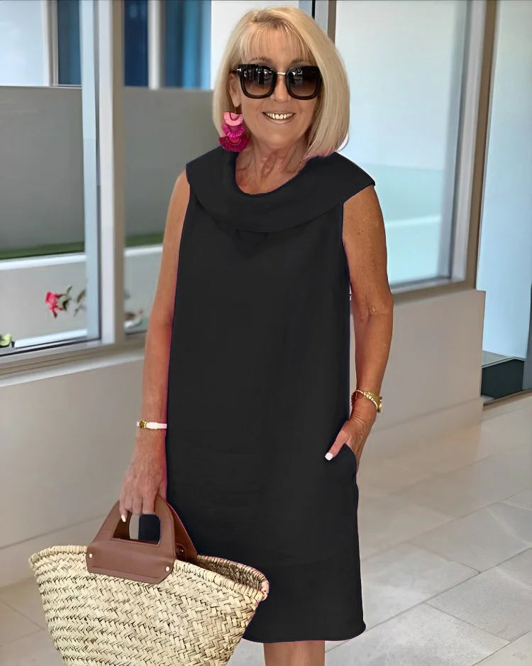 Nila | Elegant Sleeveless Shift Dress