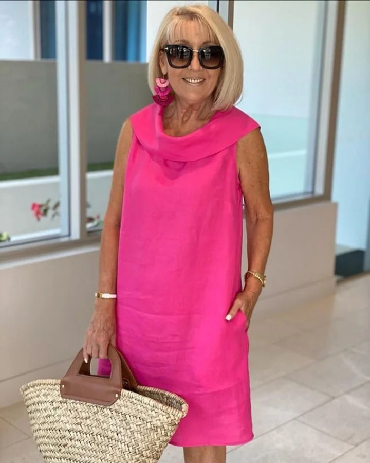 Nila | Elegant Sleeveless Shift Dress