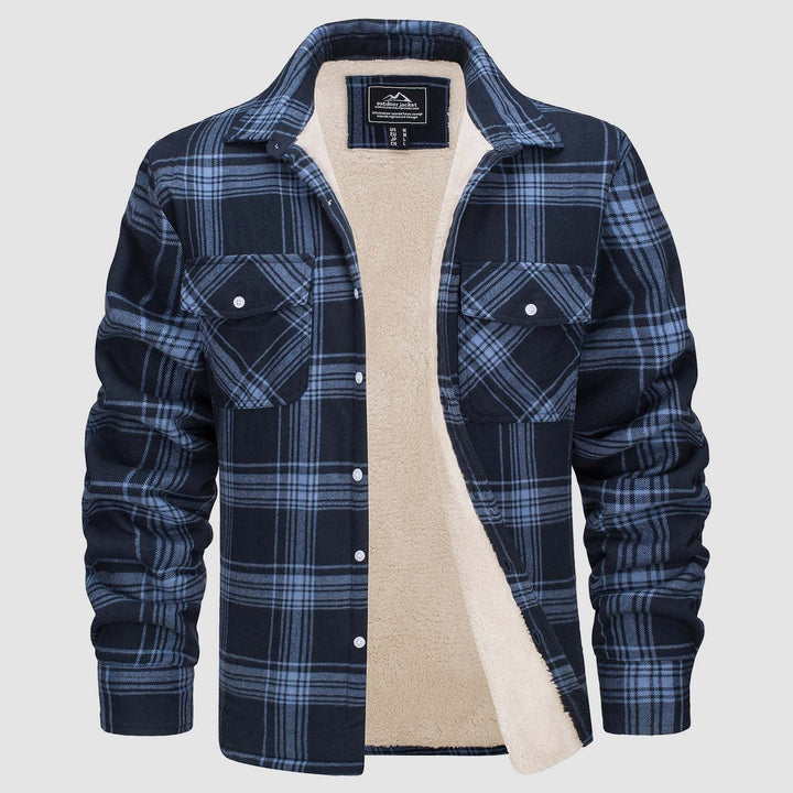 Klaus | Lined Plaid Shirt Jacket