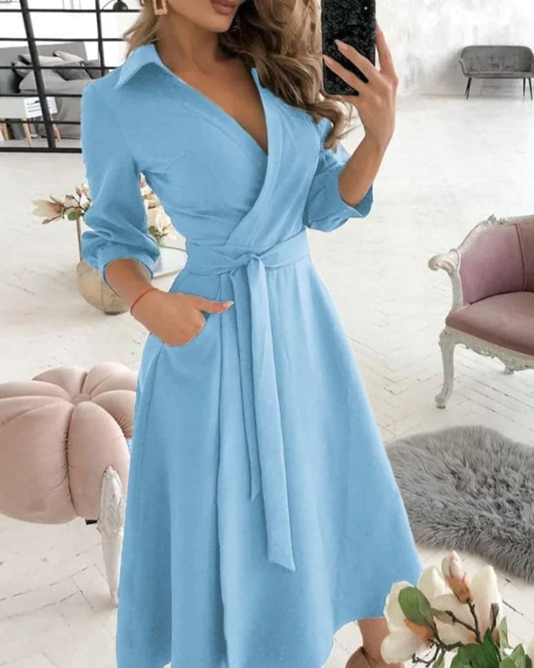 Leia | Elegant Midi Dress