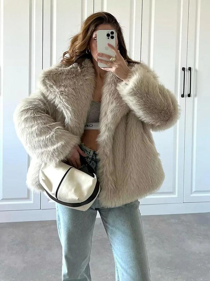 Sara | Faux Fur Coat