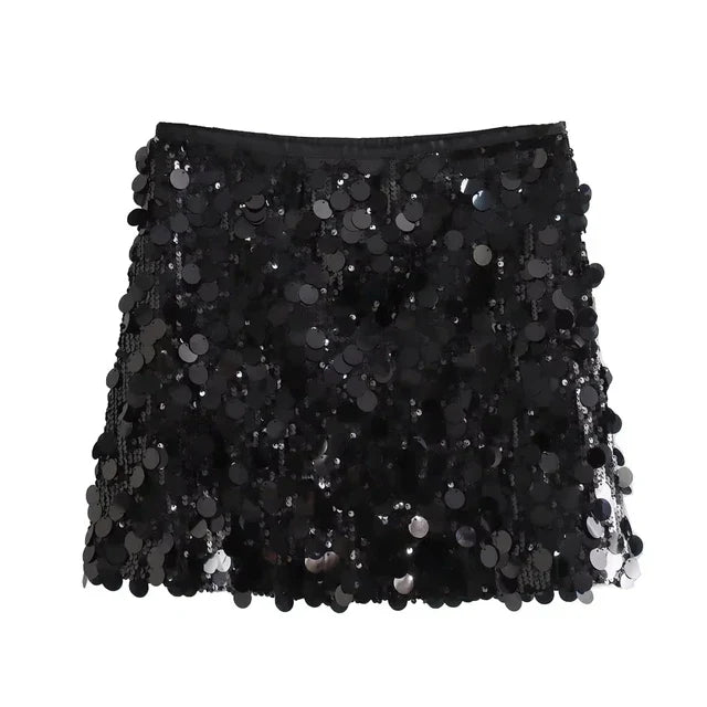 Zafira | Chic Sequins Skirt