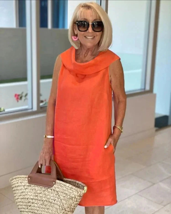 Nila | Elegant Sleeveless Shift Dress