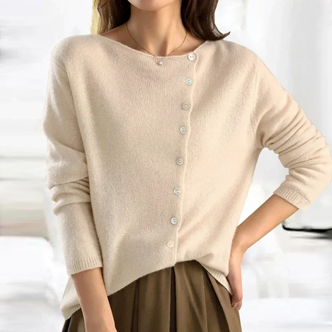 Milena | Button Sweater