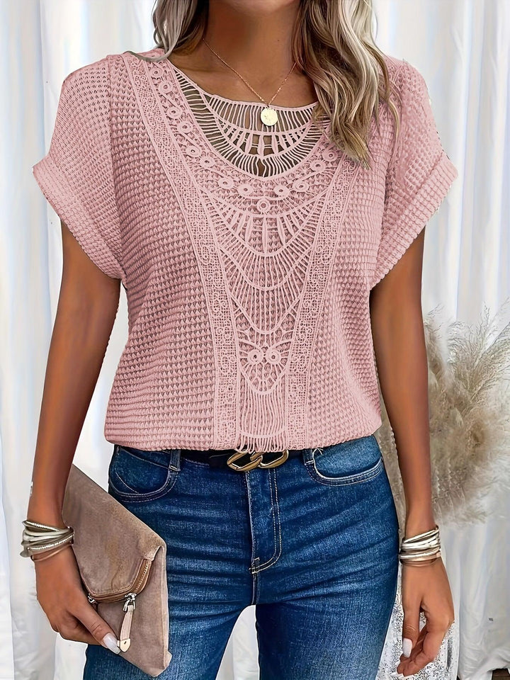 Lilly | Detailed Knitted Top
