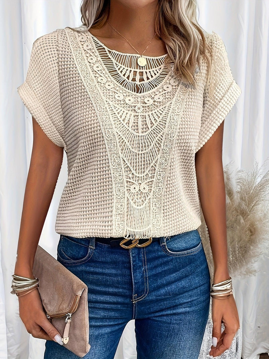 Lilly | Detailed Knitted Top