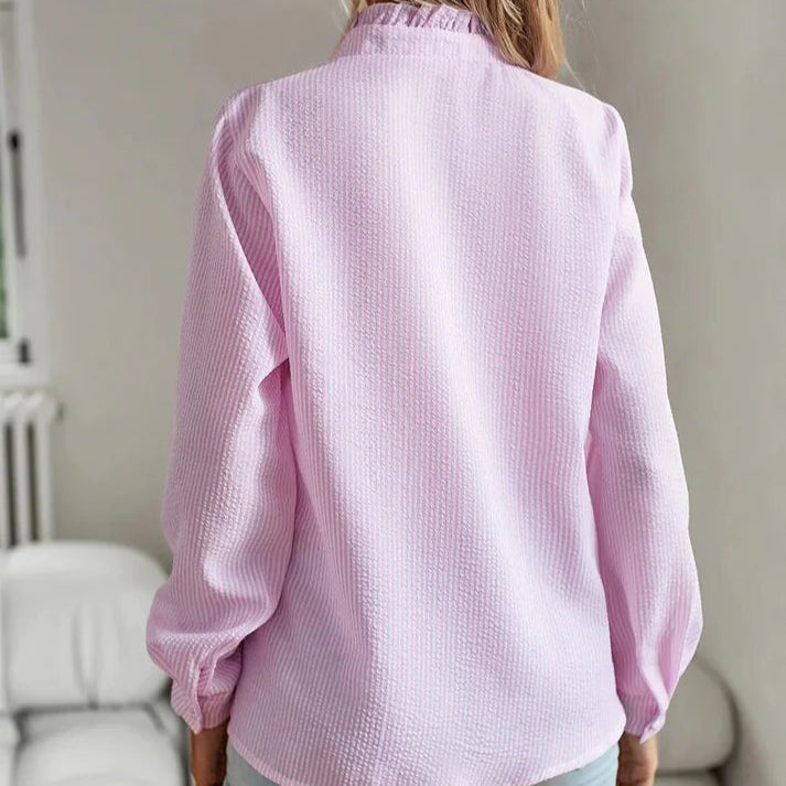 Lisbeth | Elegant Cuff Collar Blouse
