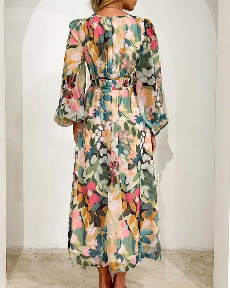 Sia | Refined Floral Printed Dress