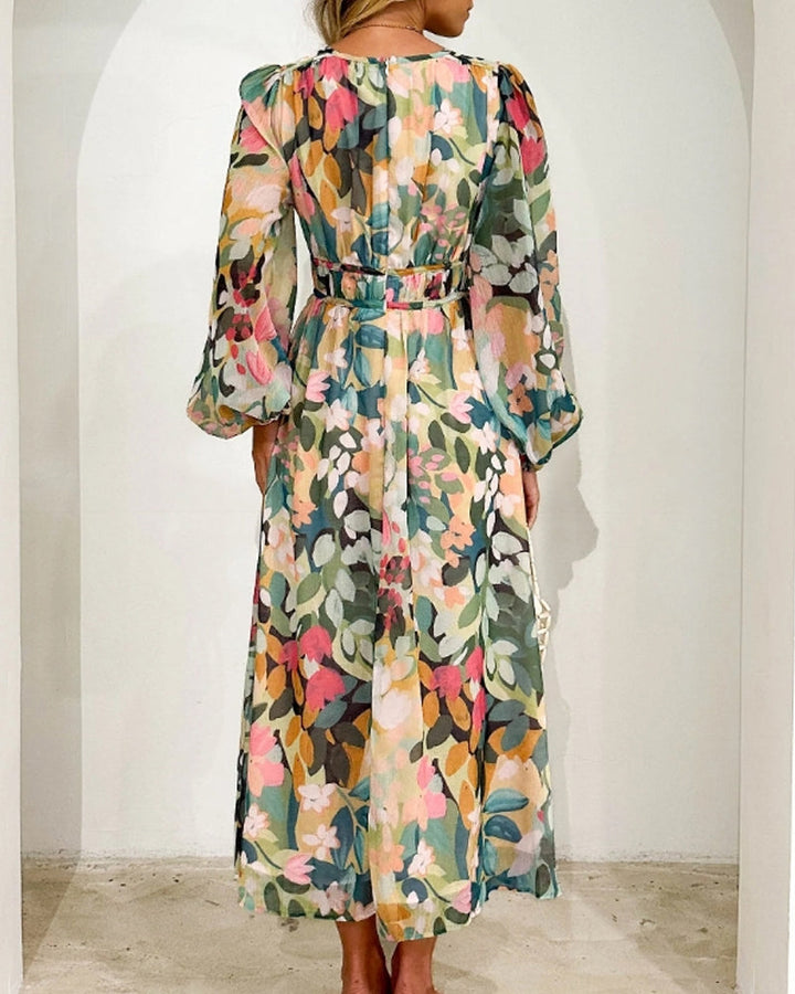 Sia | Refined Floral Printed Dress