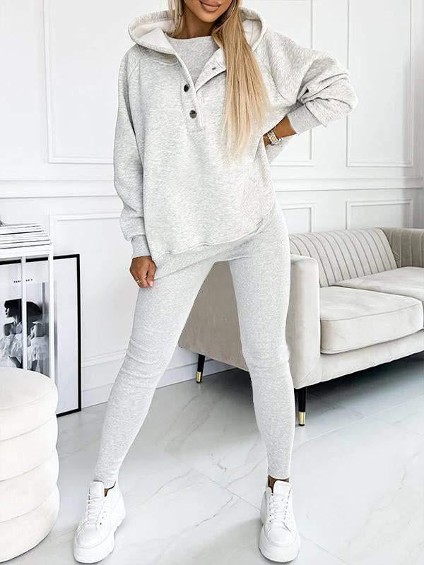 Alicia | 3-Piece Hooded Sweatshirt Suit