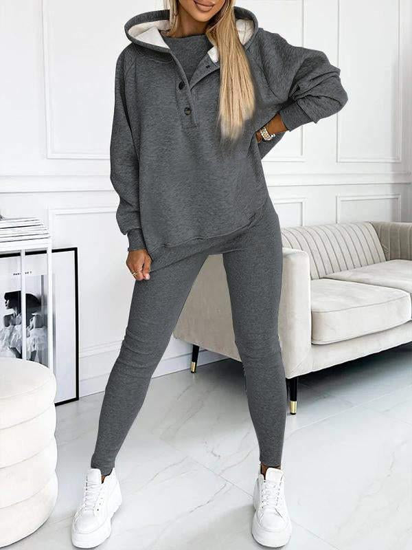 Alicia | 3-Piece Hooded Sweatshirt Suit