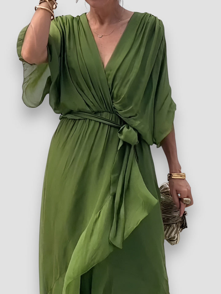 Carmen | Elegant V-Neck Dress