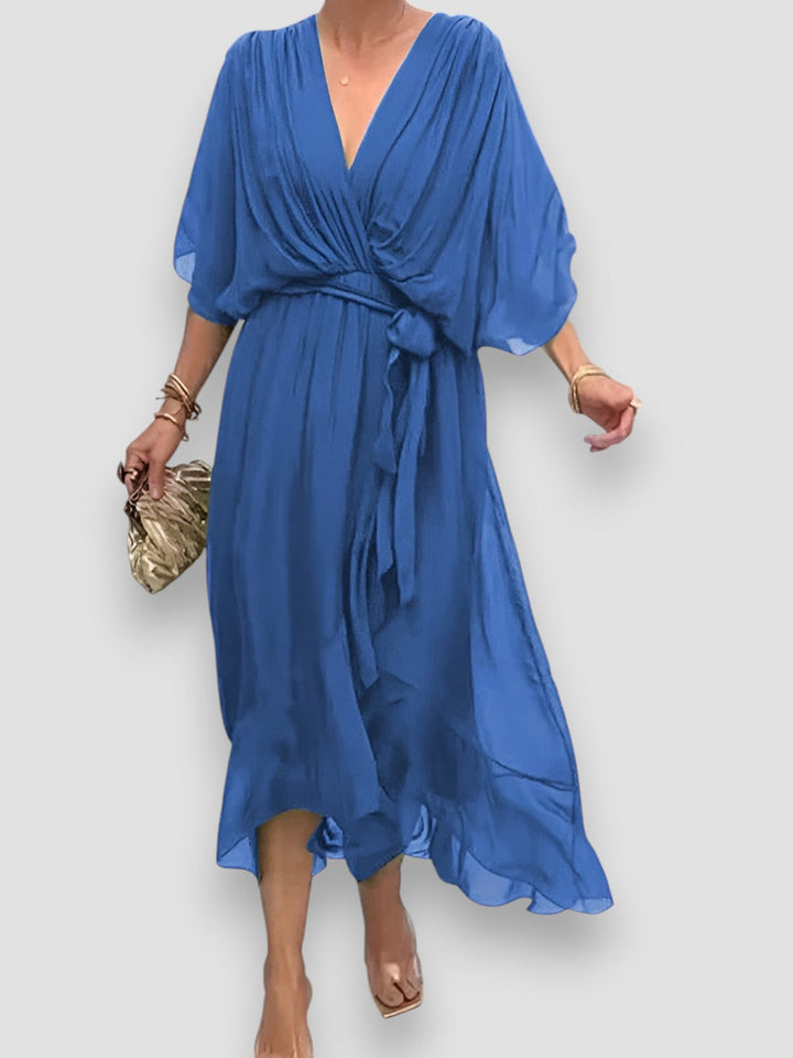 Carmen | Elegant V-Neck Dress