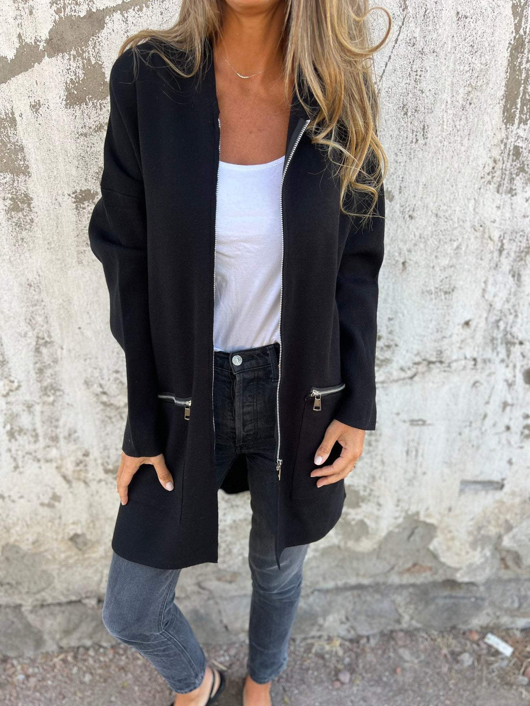 Serenity | Casual Long Sleeve Jacket with Zip