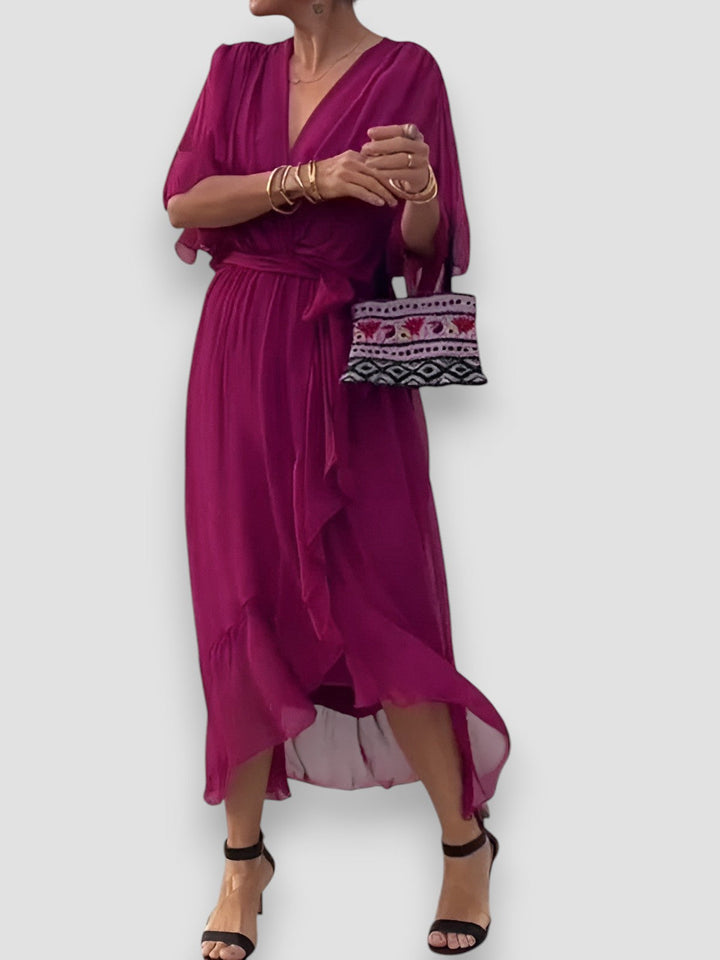 Carmen | Elegant V-Neck Dress