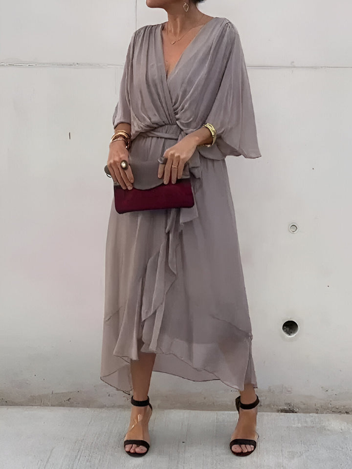 Hannah | Elegant V-Neck Dress