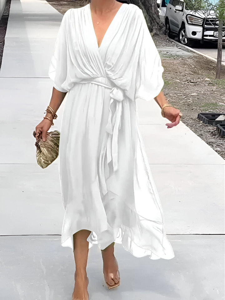Hannah | Elegant V-Neck Dress