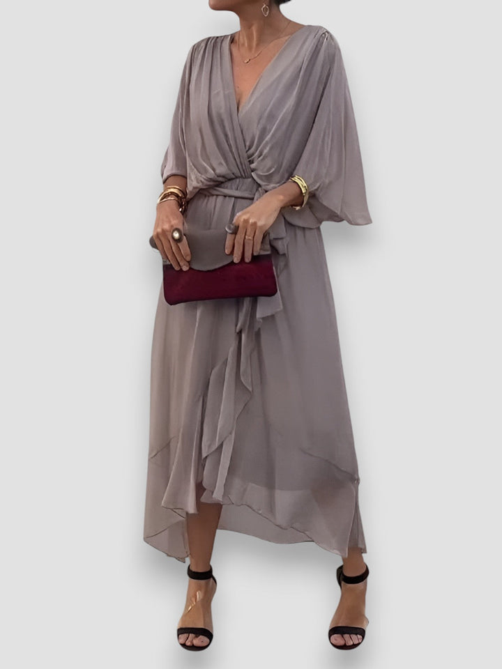 Carmen | Elegant V-Neck Dress