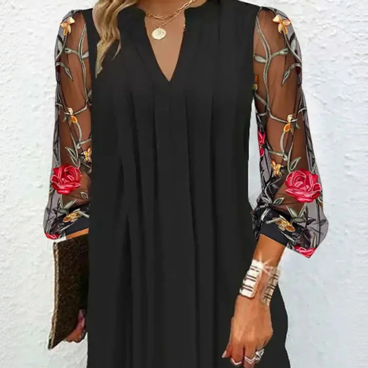 Alina | Elegant V-Neck Dress