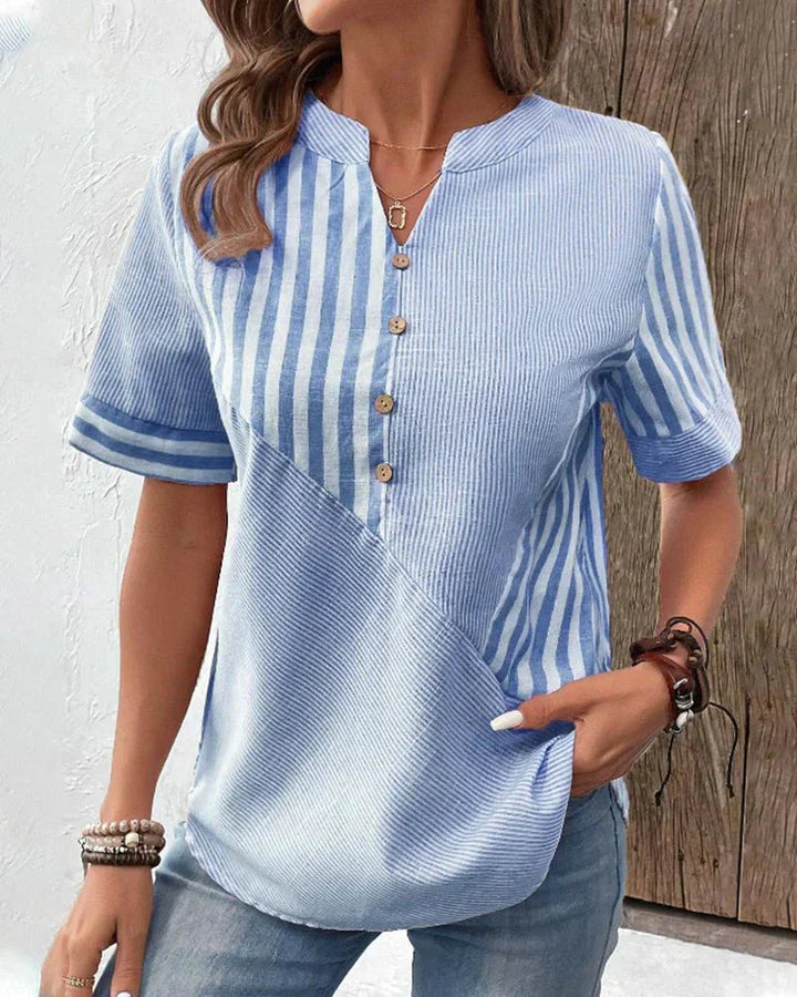 Peggy | Soft Striped Blouse
