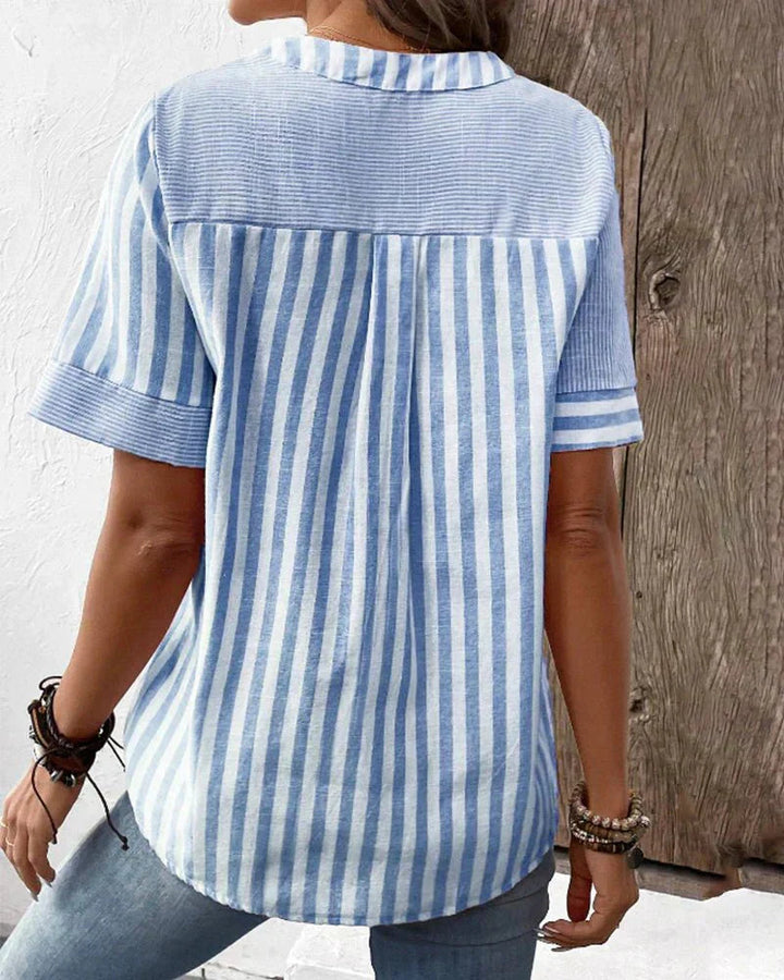 Peggy | Soft Striped Blouse