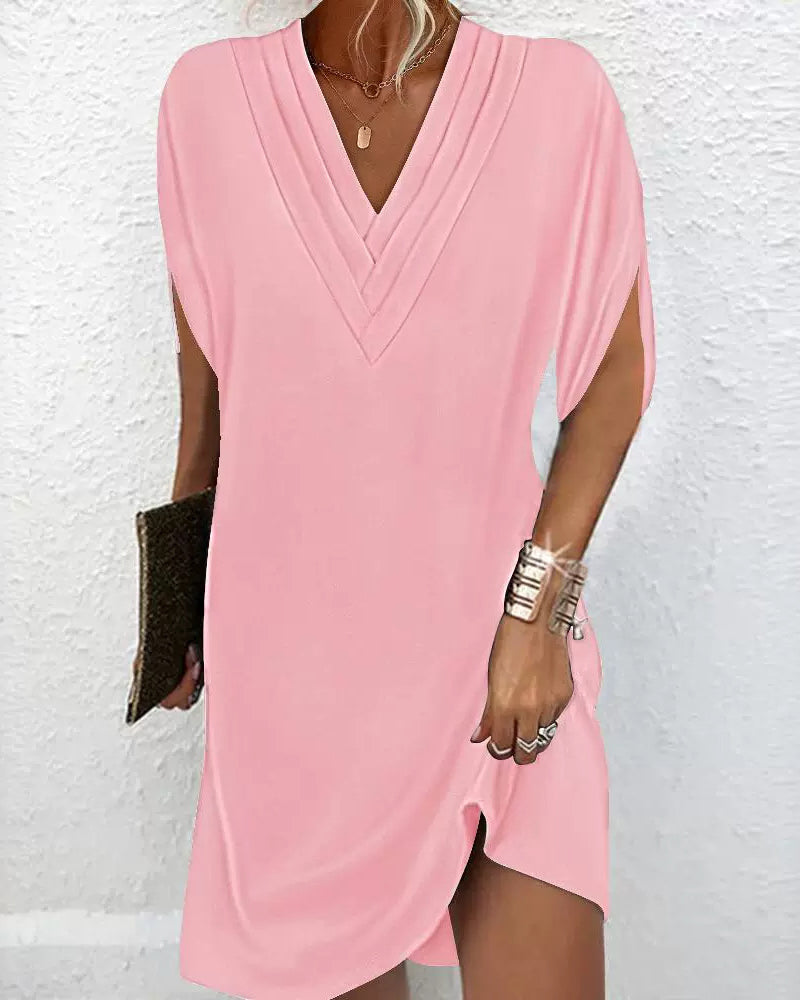 Amelie | Elegant V-Neck Dress