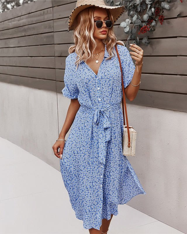 Donna | Summer Button Dress