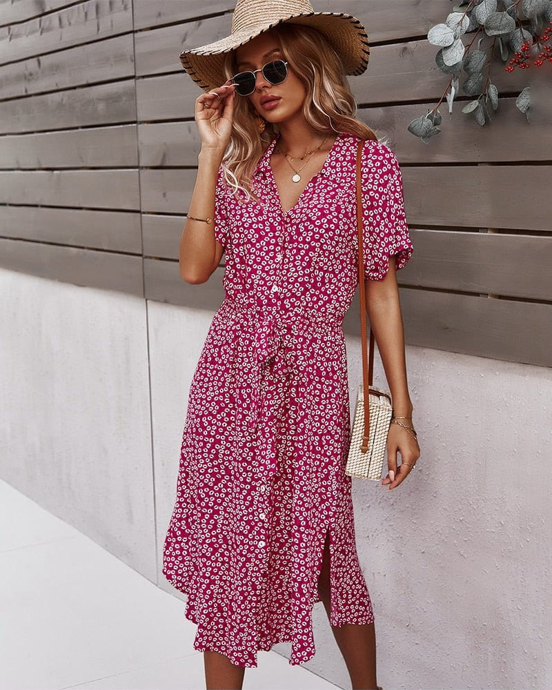Donna | Summer Button Dress