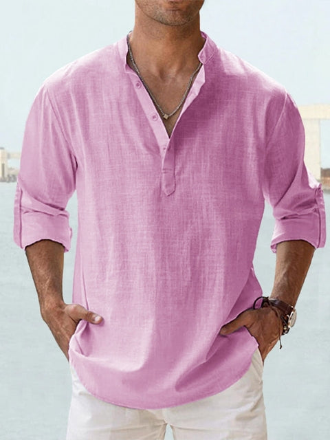 Jack | Henley Linen Shirt