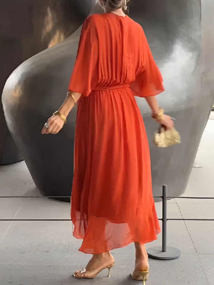Hannah | Elegant V-Neck Dress