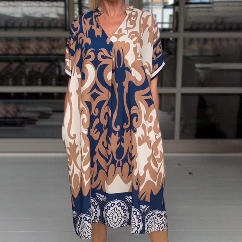 Amelia | Boho Tummy-Flattering Dress