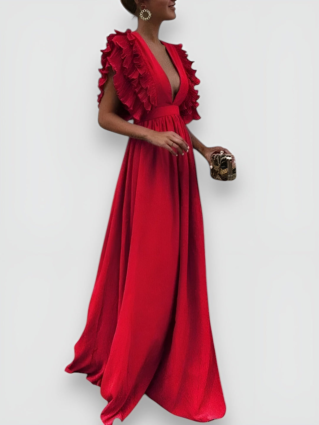 Ginevra | Chic V-Neck Dress