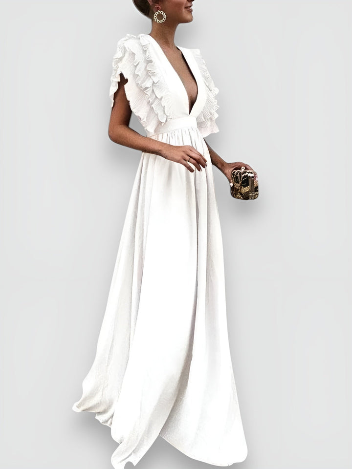 Ginevra | Chic V-Neck Dress