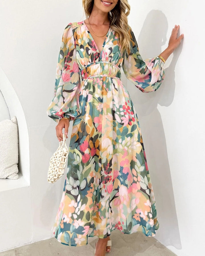 Sia | Refined Floral Printed Dress